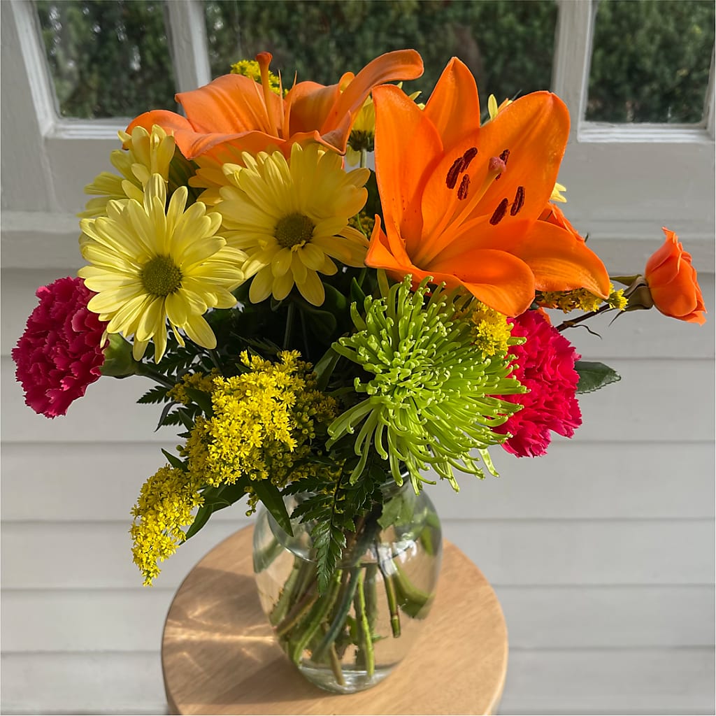 Bold & Bright – A Florist Original –  The Love Bug Flowers, Timmins ON