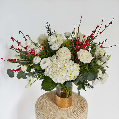 Frosted Windows Bouquet –  The Love Bug Flowers, Timmins ON