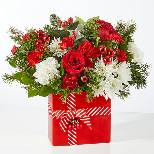 Presents Under the Tree Bouquet –  The Love Bug Flowers, Timmins ON