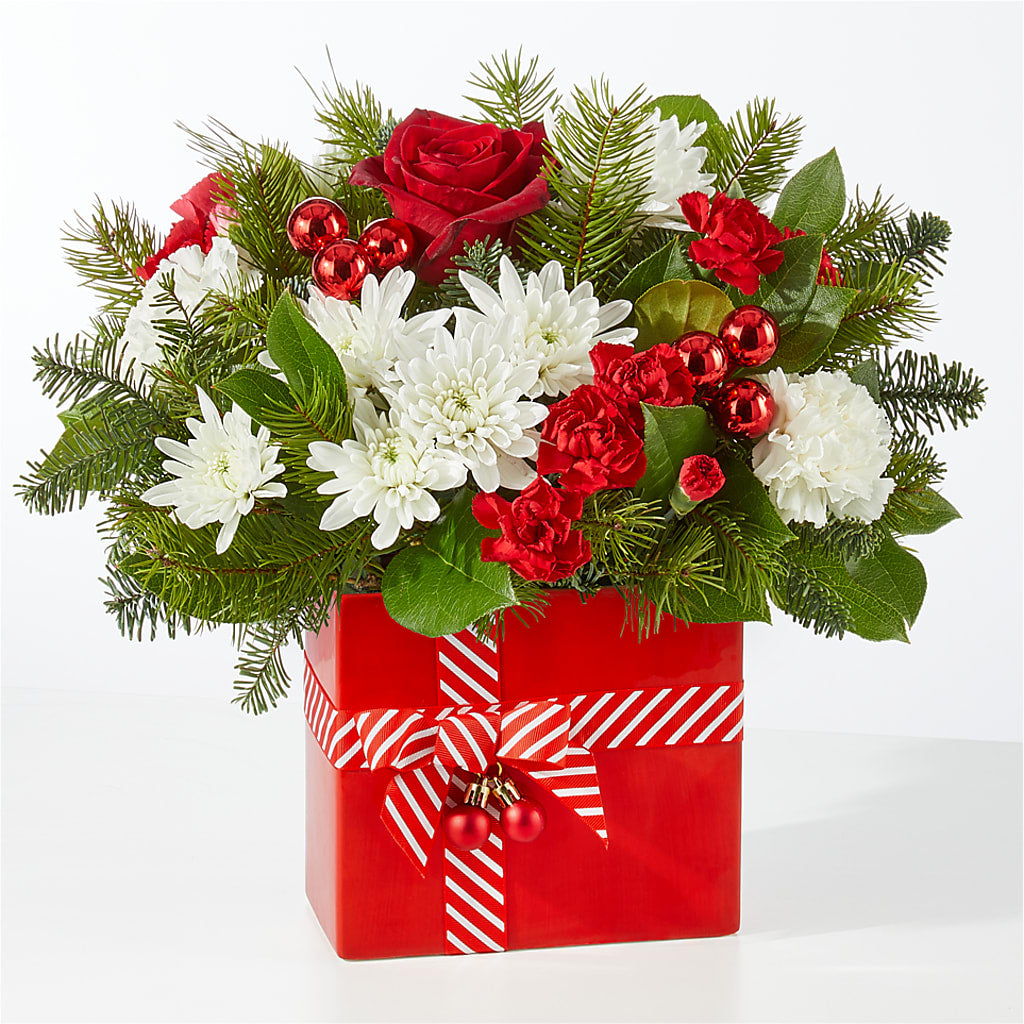 Presents Under the Tree Bouquet –  The Love Bug Flowers, Timmins ON