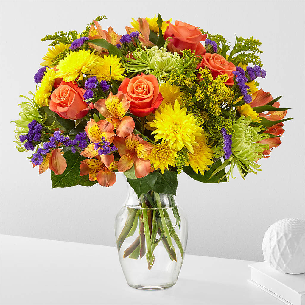 Marmalade Skies Bouquet –  The Love Bug Flowers, Timmins ON