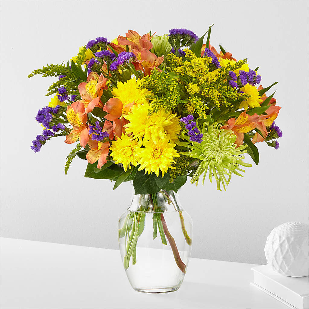 Marmalade Skies Bouquet –  The Love Bug Flowers, Timmins ON