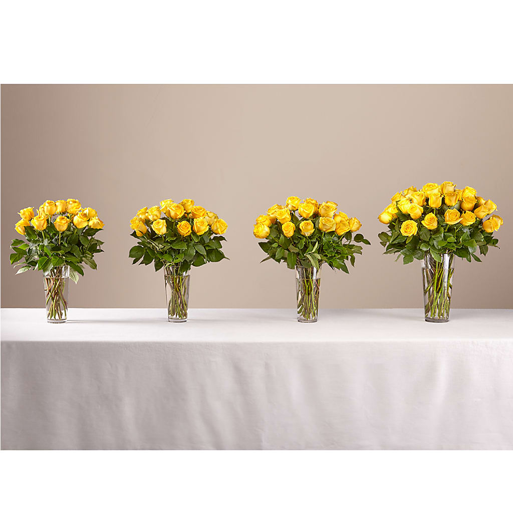 Long Stem Yellow Rose Bouquet –  The Love Bug Flowers, Timmins ON