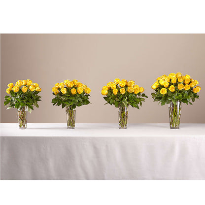 Long Stem Yellow Rose Bouquet –  The Love Bug Flowers, Timmins ON