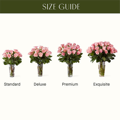 Long Stem Pink Rose Bouquet –  The Love Bug Flowers, Timmins ON