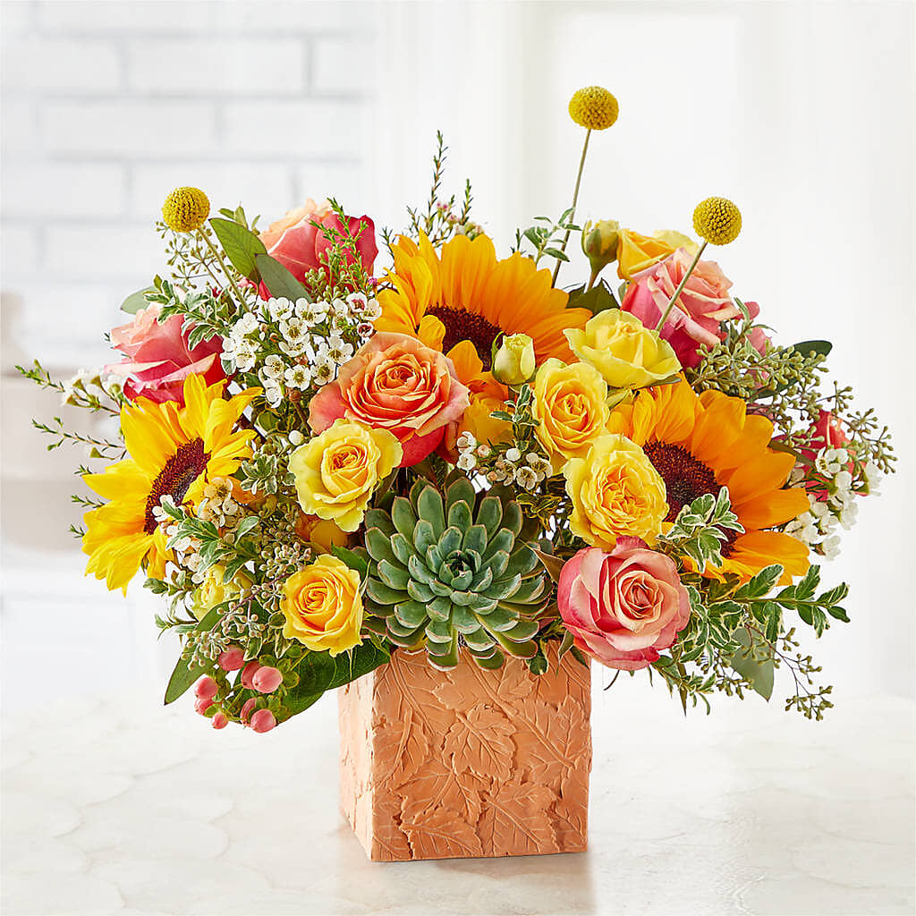 Sunflower Season Bouquet –  The Love Bug Flowers, Timmins ON
