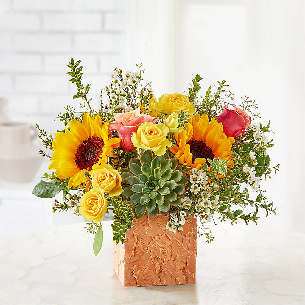 Sunflower Season Bouquet –  The Love Bug Flowers, Timmins ON