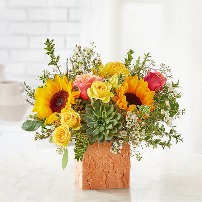 Sunflower Season Bouquet –  The Love Bug Flowers, Timmins ON