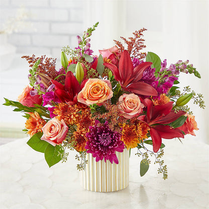 Burgundy Landscape Bouquet –  The Love Bug Flowers, Timmins ON