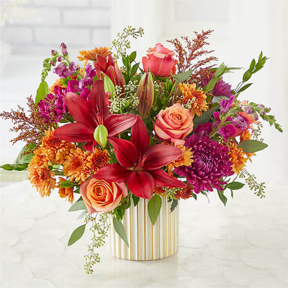 Burgundy Landscape Bouquet –  The Love Bug Flowers, Timmins ON