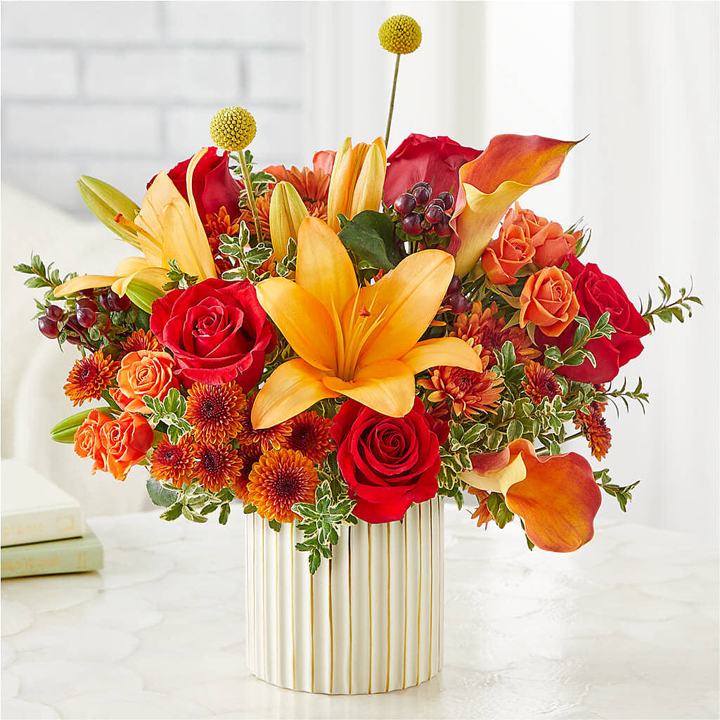 Scarlet Skies Bouquet –  The Love Bug Flowers, Timmins ON