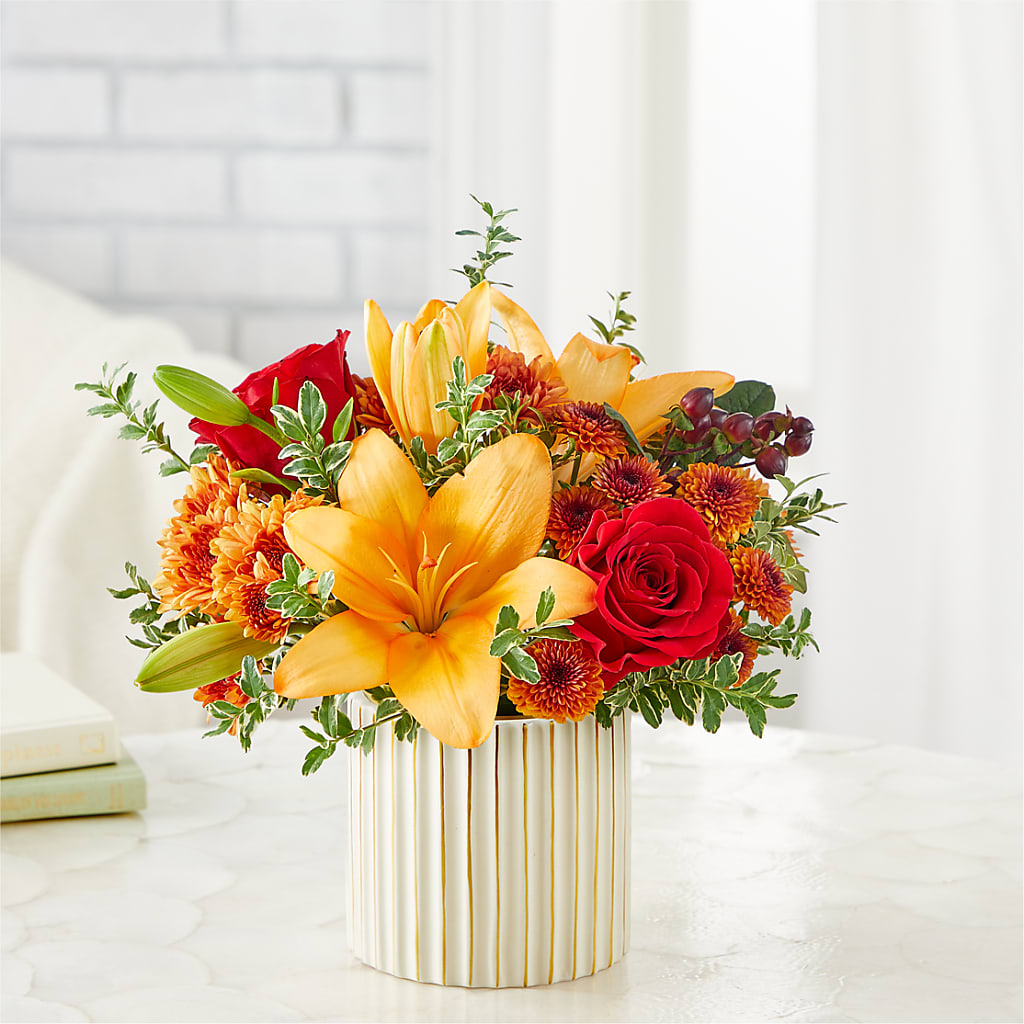 Scarlet Skies Bouquet –  The Love Bug Flowers, Timmins ON