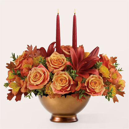 Harvest Table Centerpiece –  The Love Bug Flowers, Timmins ON