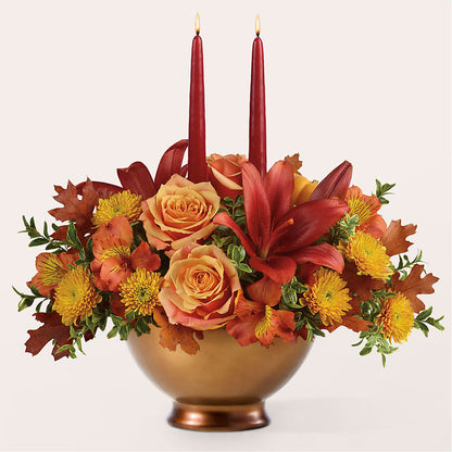 Harvest Table Centerpiece –  The Love Bug Flowers, Timmins ON