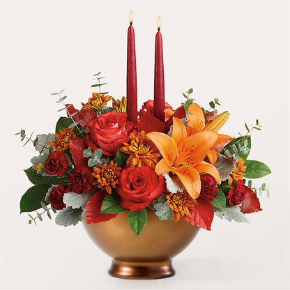 Fruits of Fall Centerpiece –  The Love Bug Flowers, Timmins ON