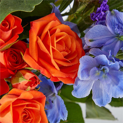 Radiant Citrus Bouquet –  The Love Bug Flowers, Timmins ON