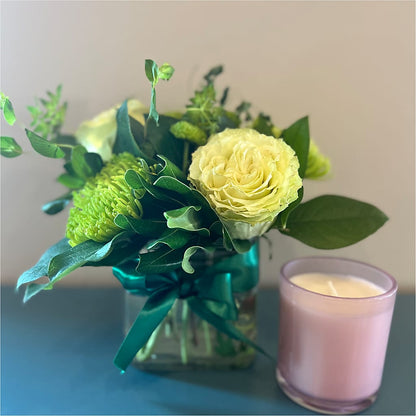 Emerald Forest Bouquet –  The Love Bug Flowers, Timmins ON