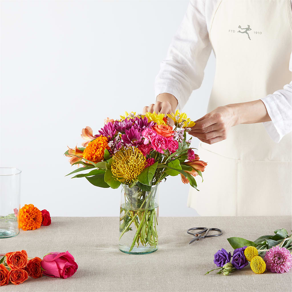 Feast of Color – A Florist Original –  The Love Bug Flowers, Timmins ON