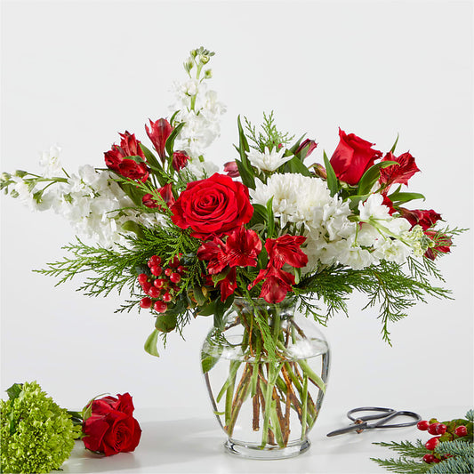 Merry Moment Bouquet – A Florist Original –  The Love Bug Flowers, Timmins ON
