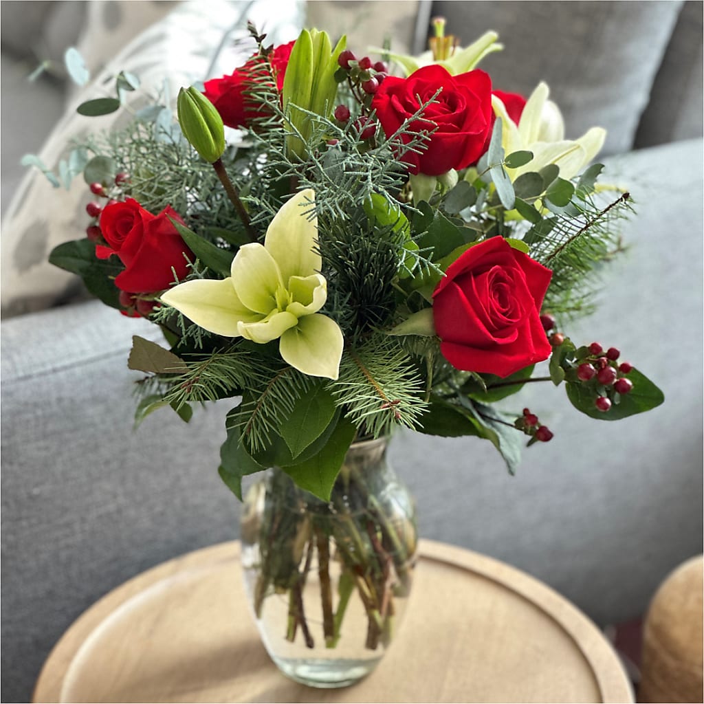 Glittering Lights Bouquet –  The Love Bug Flowers, Timmins ON
