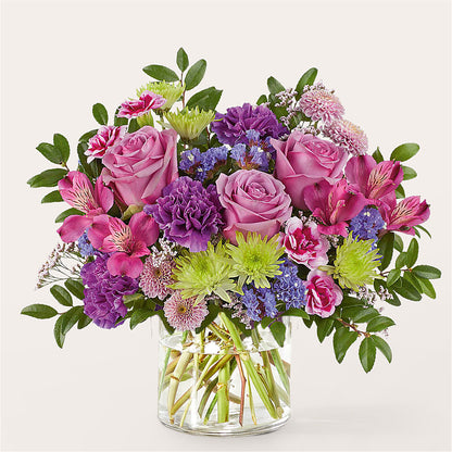 Glass Half Full Bouquet –  The Love Bug Flowers, Timmins ON