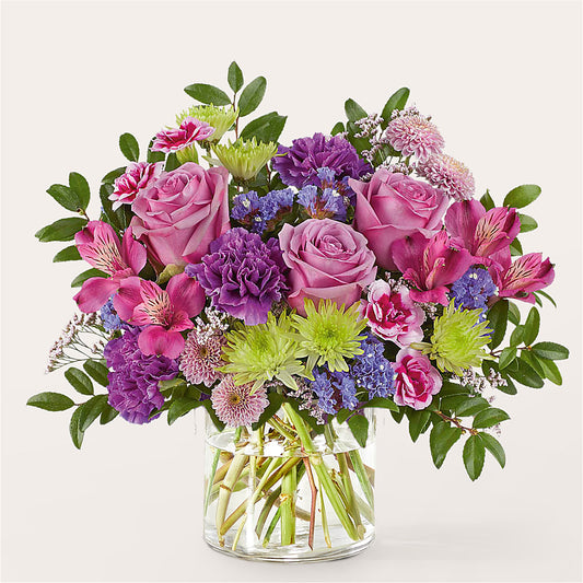 Glass Half Full Bouquet –  The Love Bug Flowers, Timmins ON