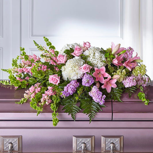 Life's Gratitude Casket Spray –  The Love Bug Flowers, Timmins ON