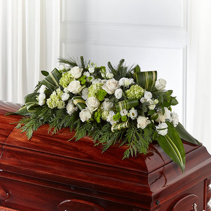 Hopeful Gesture Casket Spray –  The Love Bug Flowers, Timmins ON