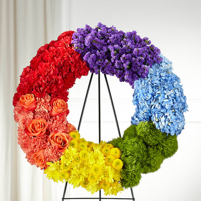 Circle of Love Wreath –  The Love Bug Flowers, Timmins ON