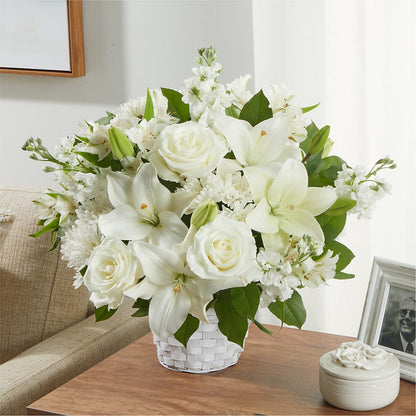 Peaceful Reflections Arrangement –  The Love Bug Flowers, Timmins ON