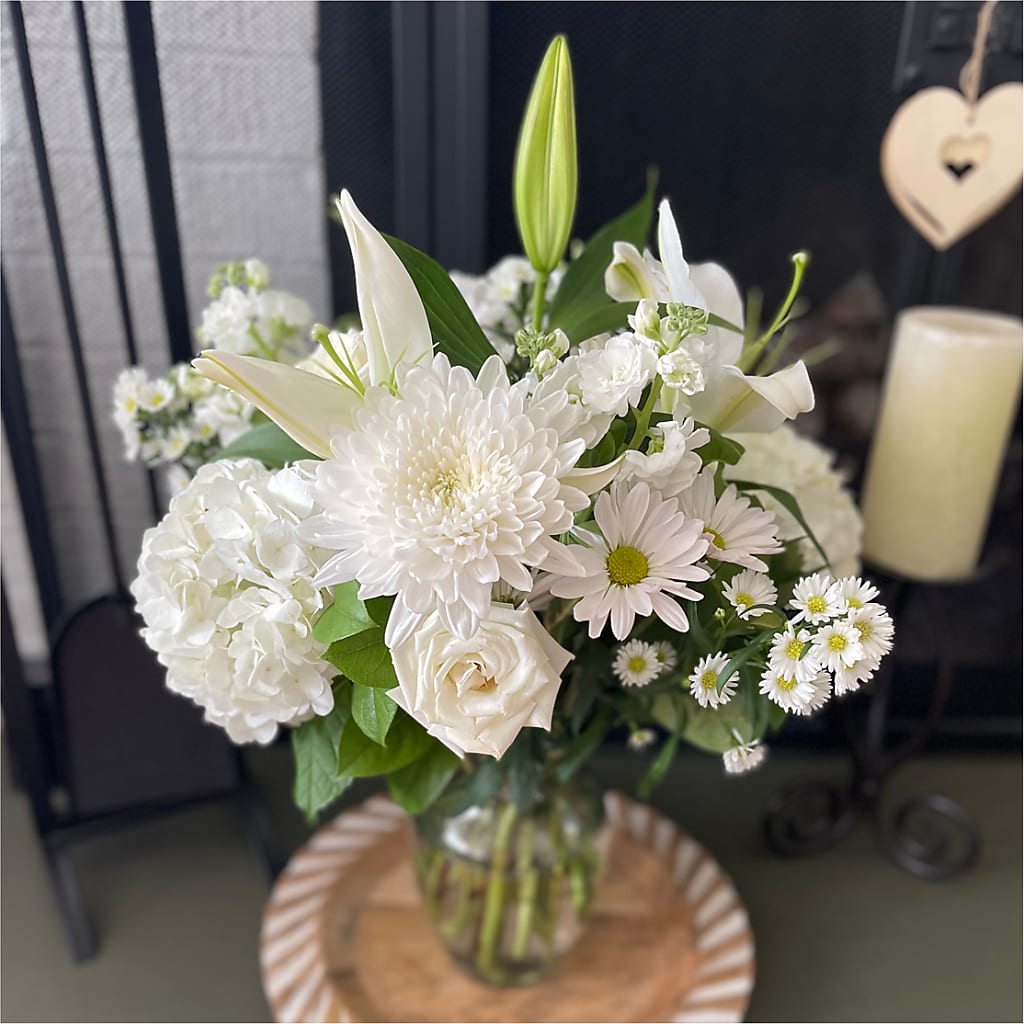 Classic Ivory – A Florist Original –  The Love Bug Flowers, Timmins ON