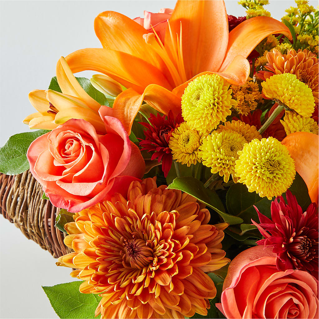 Bouquet of Blessings Cornucopia –  The Love Bug Flowers, Timmins ON