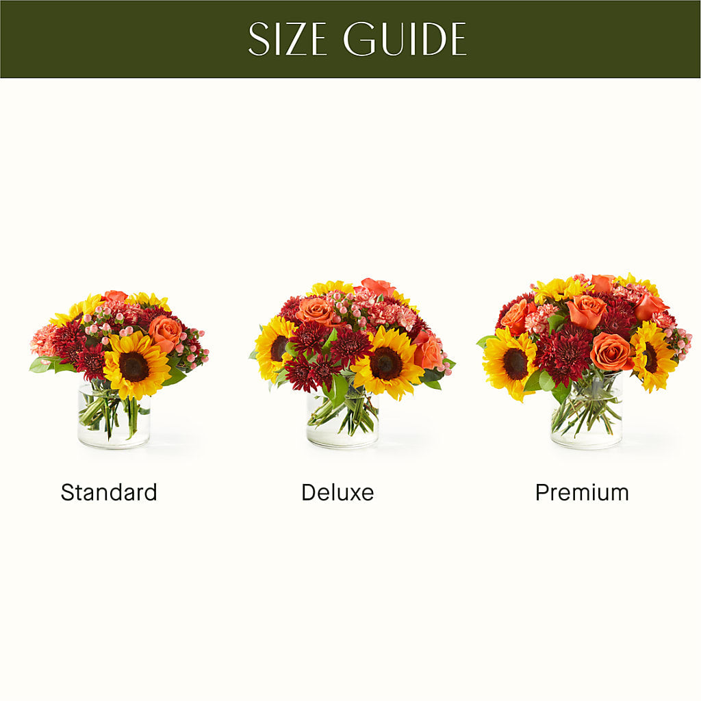 September Sunset Bouquet –  The Love Bug Flowers, Timmins ON