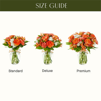Apricot Glow Bouquet –  The Love Bug Flowers, Timmins ON