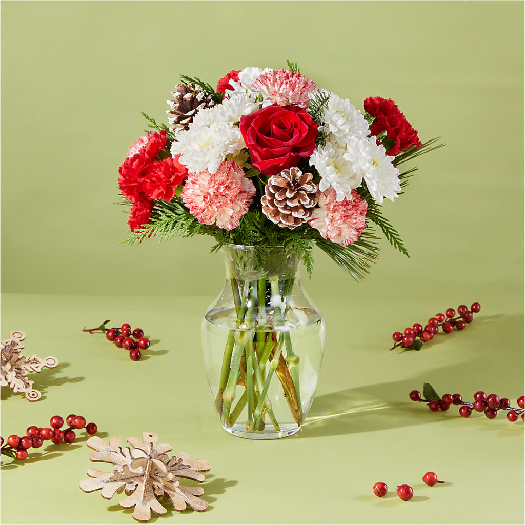 Candy Cane Lane Bouquet –  The Love Bug Flowers, Timmins ON