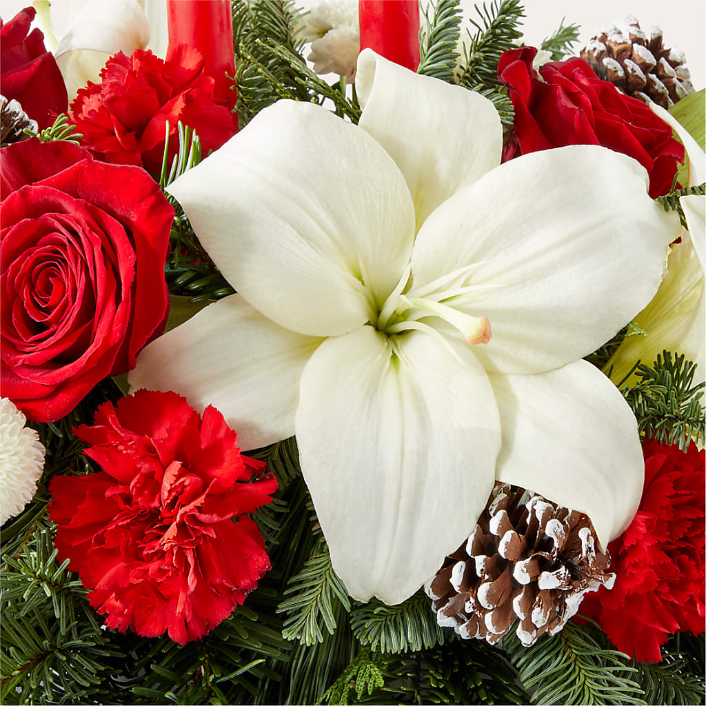 Seasonal Festivities Centerpiece –  The Love Bug Flowers, Timmins ON