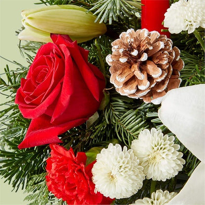 Seasonal Festivities Centerpiece –  The Love Bug Flowers, Timmins ON