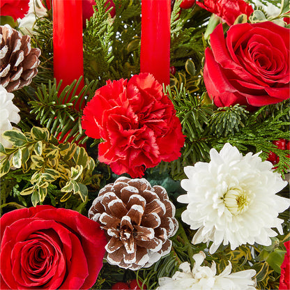 Holiday Soiree Centerpiece –  The Love Bug Flowers, Timmins ON