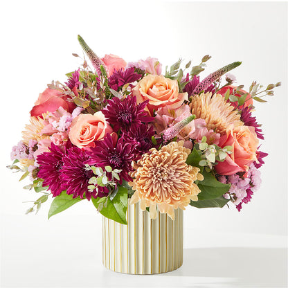 Berry Cobbler Bouquet with Ivory Vase –  The Love Bug Flowers, Timmins ON