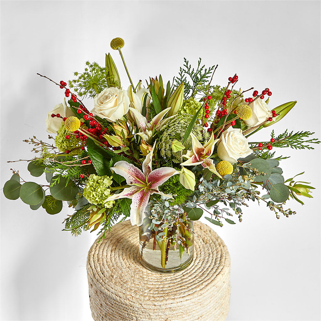 Berry & Bright Bouquet –  The Love Bug Flowers, Timmins ON