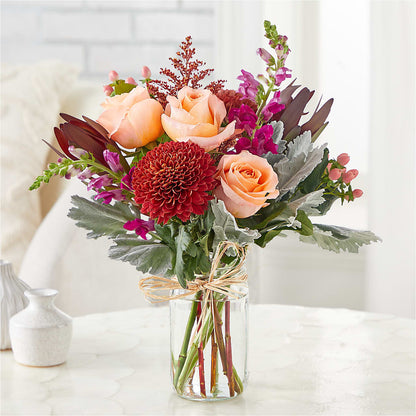 Moody Hues Bouquet –  The Love Bug Flowers, Timmins ON