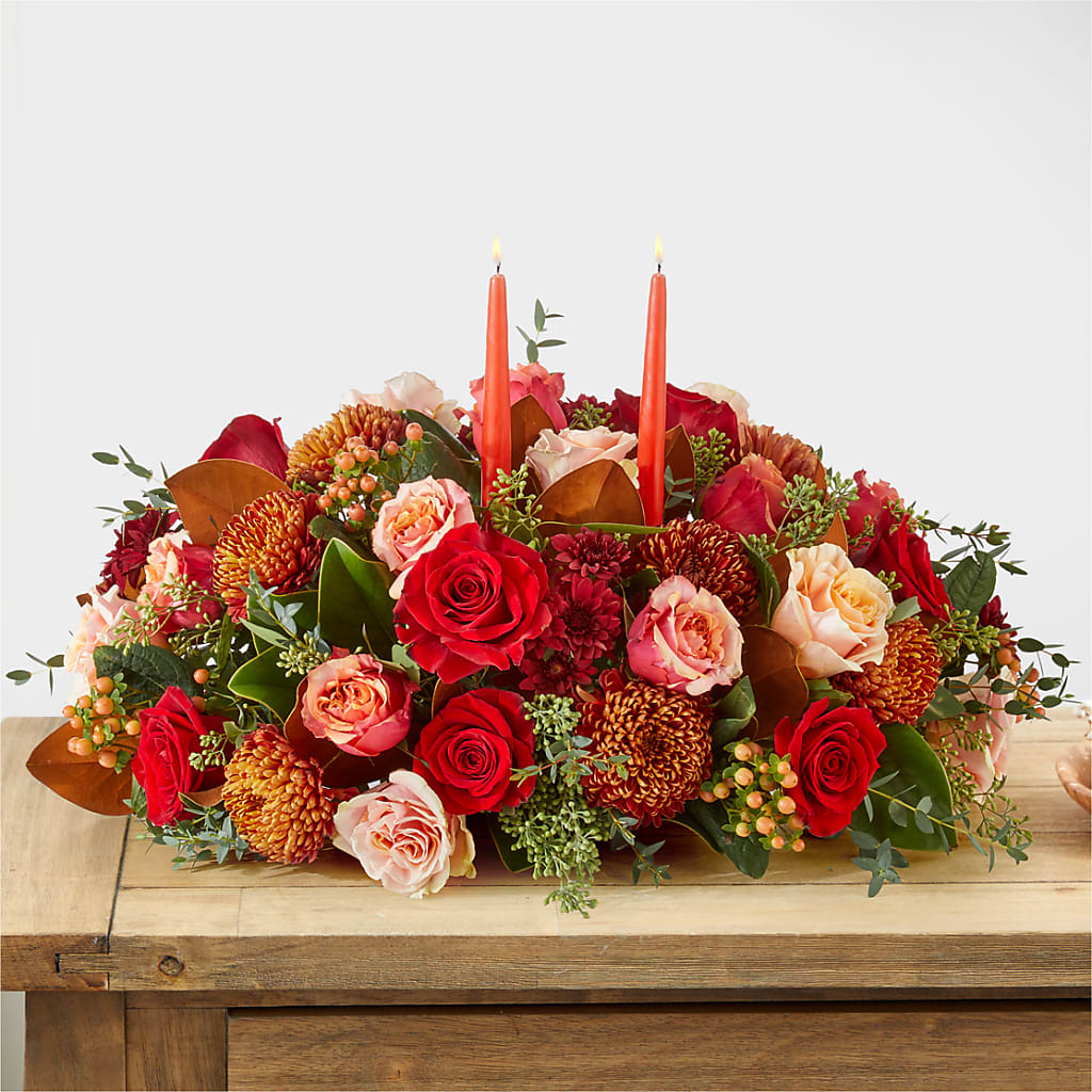 Gather Near Centerpiece –  The Love Bug Flowers, Timmins ON