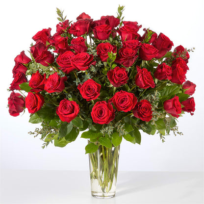Forever Yours Fifty Stem Red Rose Bouquet –  The Love Bug Flowers, Timmins ON