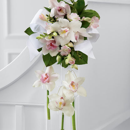 Perfect Entrance Pew Arrangement –  The Love Bug Flowers, Timmins ON