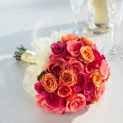 Sweet Roses Bouquet –  The Love Bug Flowers, Timmins ON