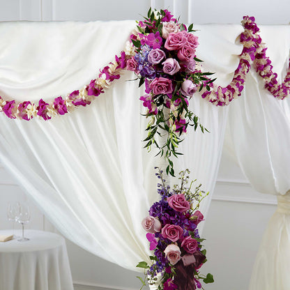 Color & Light Chuppah Decor –  The Love Bug Flowers, Timmins ON