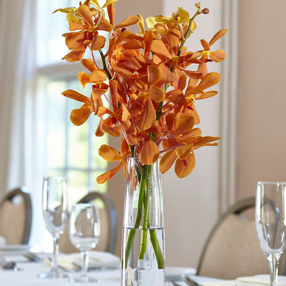Orange Mokara Bud Vase –  The Love Bug Flowers, Timmins ON