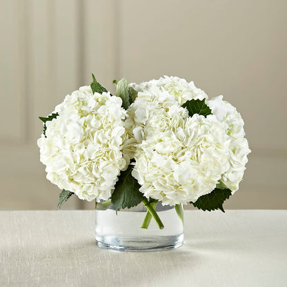 White Hydrangea Bouquet –  The Love Bug Flowers, Timmins ON